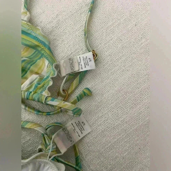 L*SPACE Over The Rainbow Bikini | Roger Bitsy Bottom + Maggie Top | Sz S - Picture 3 of 5